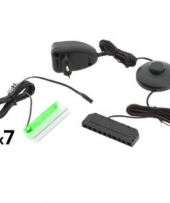 Iluminare LED pentru 7 rafturi- Verde