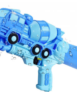 Pistol cu apa GEWDW, plastic, albastru, 750 ml, 35 x 17.5 cm