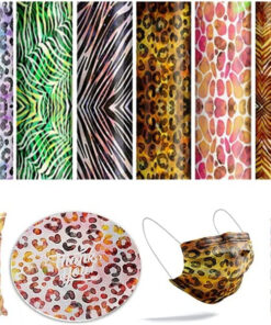 Set de 8 foi de transfer LUCKIGUCK, multicolor, 30,5 x 11,5 cm