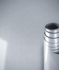 Tapet Awnic, PVC, gri, 300 x 40 cm