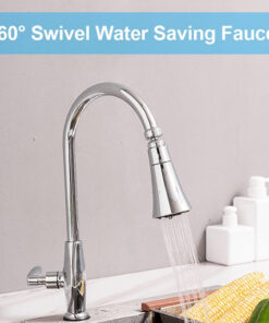 Alternative view of Aerator pentru robinet QSXX, plastic, argintiu/negru, 9,5 cm