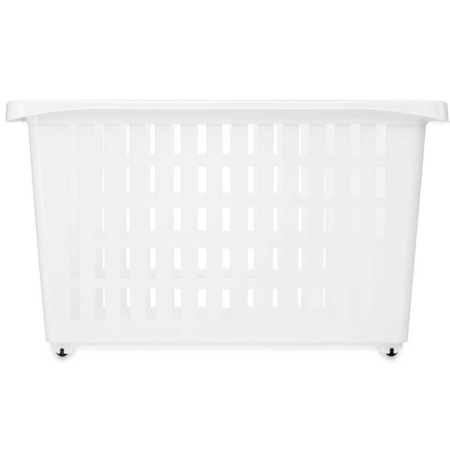 Cutie depozitare din plastic cu roti, alb, 46 x 17,5 x 26 cm - imagine 4