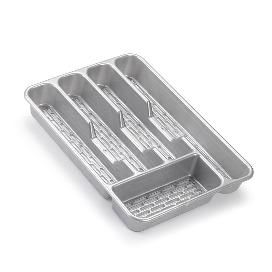 Tava pentru tacamuri, 33 x 24 x 4,3 cm, argintiu, Classic