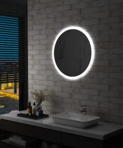 vidaXL Oglindă cu LED de baie, 70 cm