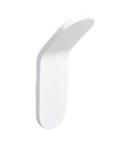 Agatatoare cuier Tik, finisaj alb mat, 40x125x47 mm