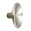 Buton pentru mobila Disc Zamak, finisaj nichel periat, D 38 mm