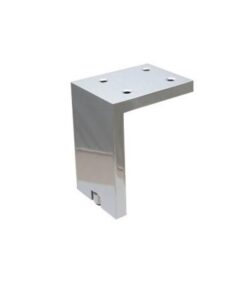Picior pentru mobilier reglabil, Fonda, H 100 mm, finisaj crom lucios