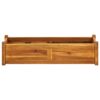 vidaXL Strat înălțat de grădină, 100x30x25 cm, lemn de acacia
