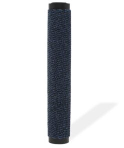 vidaXL Covor de ușă anti-praf, albastru, 80x120 cm, dreptunghiular