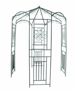 vidaXL Arcadă de grădină, verde închis, 250 cm