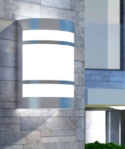 vidaXL Corp de iluminat exterior de perete, oțel inoxidabil