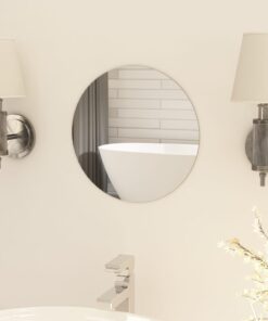 vidaXL Oglindă fără ramă, 30 cm, sticlă, rotund