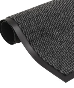 vidaXL Covoare ușă anti-praf 2 buc. antracit 90x150 cm dreptunghiular