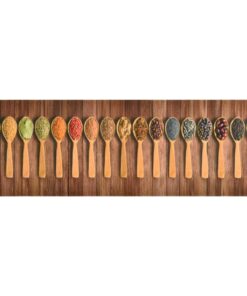 vidaXL Covoraș de bucătărie lavabil, model linguri, 60 x 180 cm