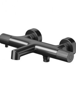 Baterie cada termostatata Cersanit Zen, gri inchis lucios