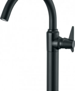 Baterie lavoar baie inalta negru Deante, Temisto