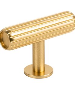 Buton pentru mobila Rille, finisaj alama intunecata periata, 55x38.5 mm