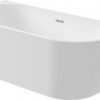 Cada baie freestanding Deante Silia, 160 x 75 cm, lipita de perete, alb lucios