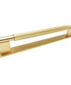 Maner pentru mobila Arpa Plate, finisaj alama intunecata periata, L 230 mm