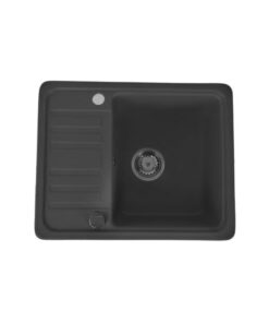 Chiuveta bucatarie 1 cuva si 1 picurator CasaBlanca MINI, negru