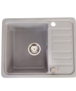 Chiuveta bucatarie 1 cuva si 1 picurator CasaBlanca MINI, gri