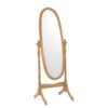 Oglinda podea rama lemn stejar 58x150 cm