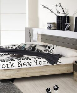 Alternative view of BARCELONA Cadru pat + 2 noptiere (180x200cm) sanremo + lava