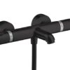 Baterie cada termostatica Hansgrohe Ecostat Comfort, negru mat - 13114670
