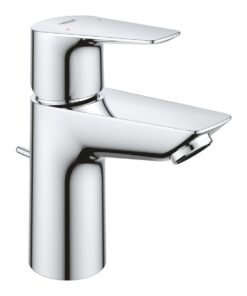 Baterie lavoar Grohe BauEdge, 3/8'', marimea S, monocomanda, crom - 23328001