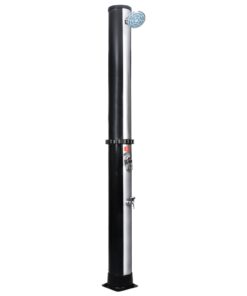 vidaXL Duș solar de exterior cu cap de duș și robinet, 40 L