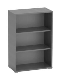 Biblioteca mdf grafit Rioma 75x112,2x38 cm