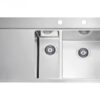 Chiuveta bucatarie inox doua cuve, cuva dreapta, Alveus Pure 60