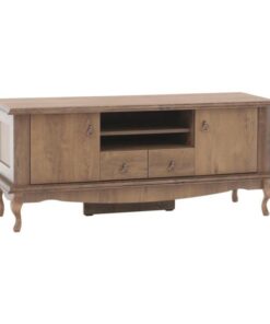Comoda TV, din mdf stejar lefkas Vilar, 144x47x60 cm