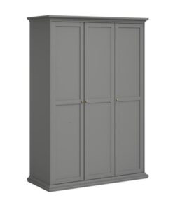 Dulap 3 usi mdf gri Paris