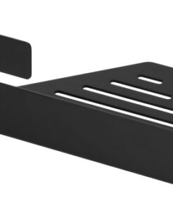Suport accesorii cada sau dus pe colt negru mat Deante Mokko