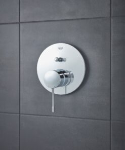 Baterie cada si dus incastrata Grohe Essence, 2 iesiri, crom - 24058001
