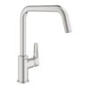 Baterie bucatarie Grohe Eurosmart, pipa inalta, supersteel - 30567DC0