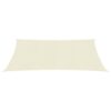vidaXL Pânză parasolar, crem, 3x4,5 m, HDPE, 160 g/m²