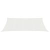 vidaXL Pânză parasolar, alb, 3x4,5 m, HDPE, 160 g/m²
