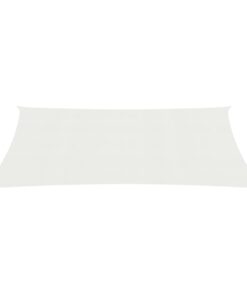 vidaXL Pânză parasolar, alb, 3x4,5 m, HDPE, 160 g/m²