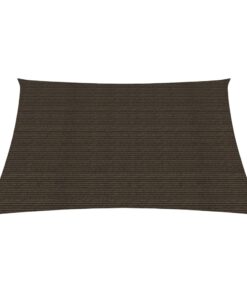 vidaXL Pânză parasolar, maro, 2 x 2, m HDPE, 160 g/m²