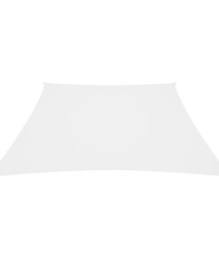 vidaXL Pânză parasolar, alb, 3/4x3 m, țesătură oxford, trapez