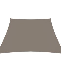 vidaXL Parasolar, gri taupe, 3/4x3 m, țesătură oxford, trapez