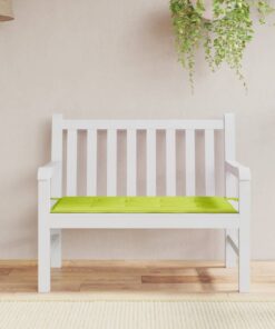 vidaXL Pernă de bancă de grădină, verde, 100x50x3 cm, textil oxford
