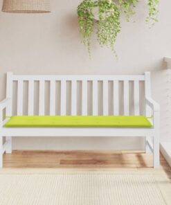 vidaXL Pernă de bancă de grădină, verde, 150x50x3 cm, textil oxford
