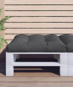 vidaXL Pernă pentru paleți, negru, 70x70x12 cm, material textil