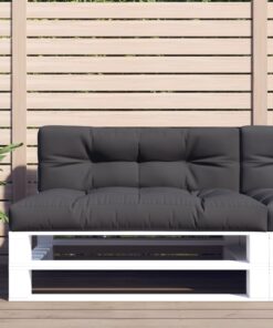 vidaXL Perne de paleți, 2 buc., antracit, material textil