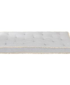 vidaXL Pernă pentru canapea din paleți, gri, 120 x 80 x 10 cm