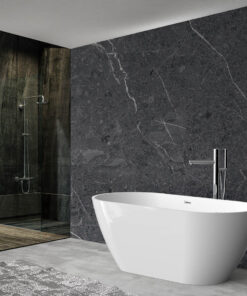 Cada de baie ovala freestanding Spatio Flora, acril alb, 160 x 73 cm