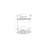 Etajera-coltar de baie cu 2 rafturi AWD02080045